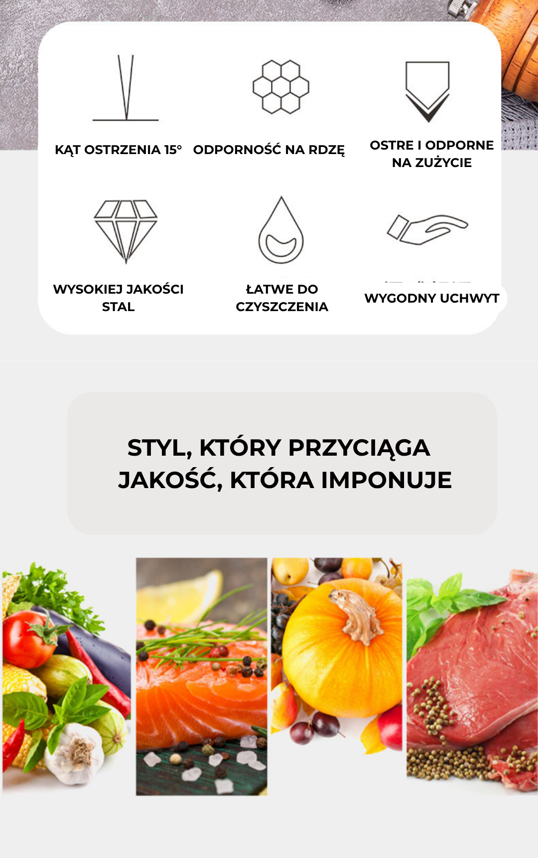 Zestaw Noży Kuchennych