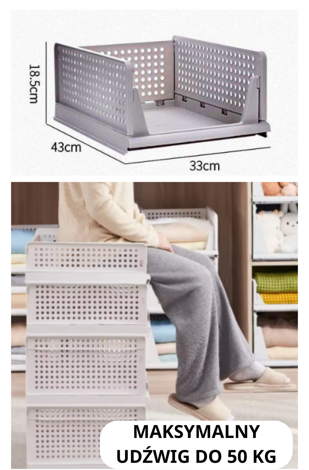 (Zniżka 30%) PIĘTROWY STOJAK NA UBRANIA