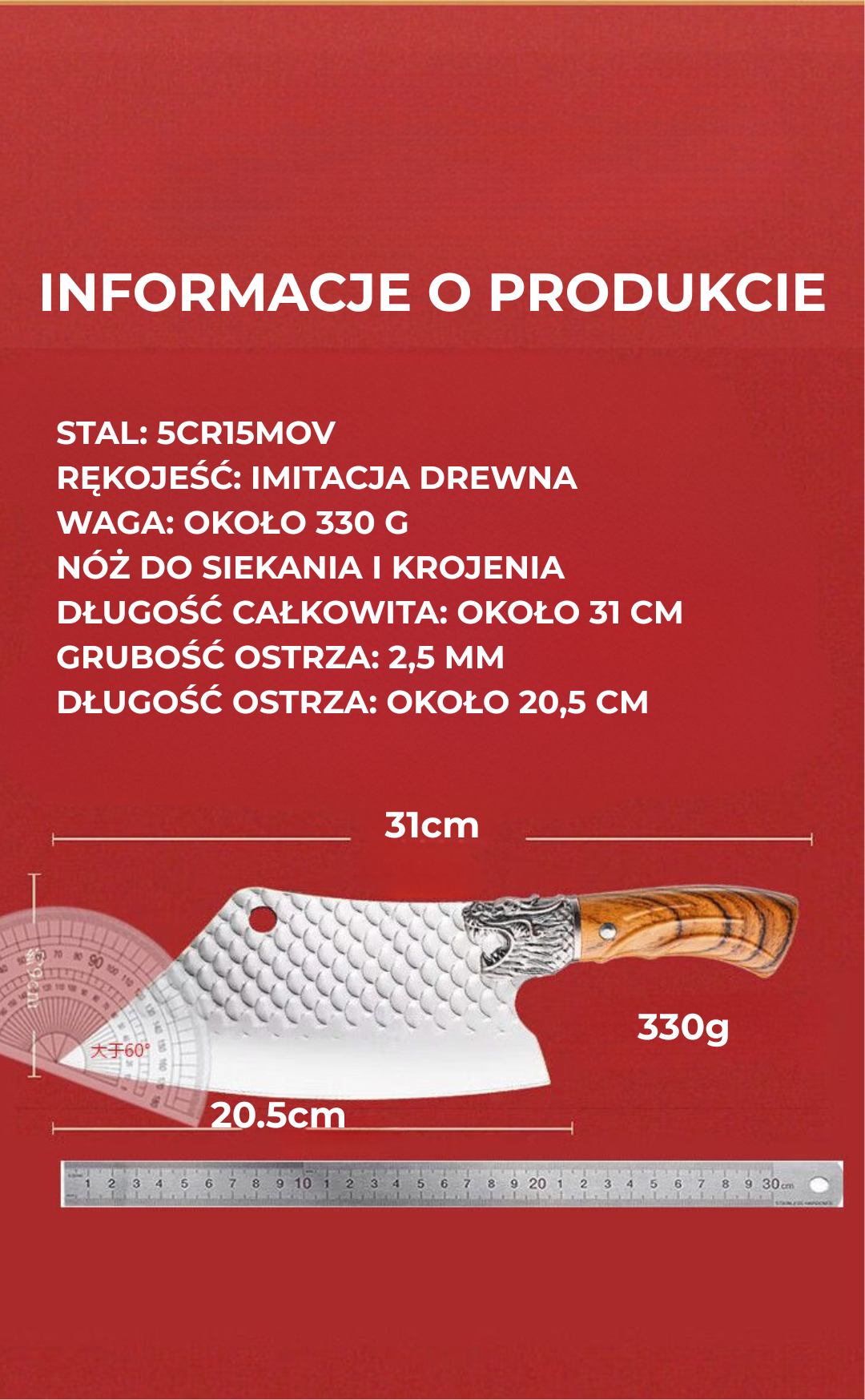 Nóż Smoka - Nóż Wielofunkcyjny