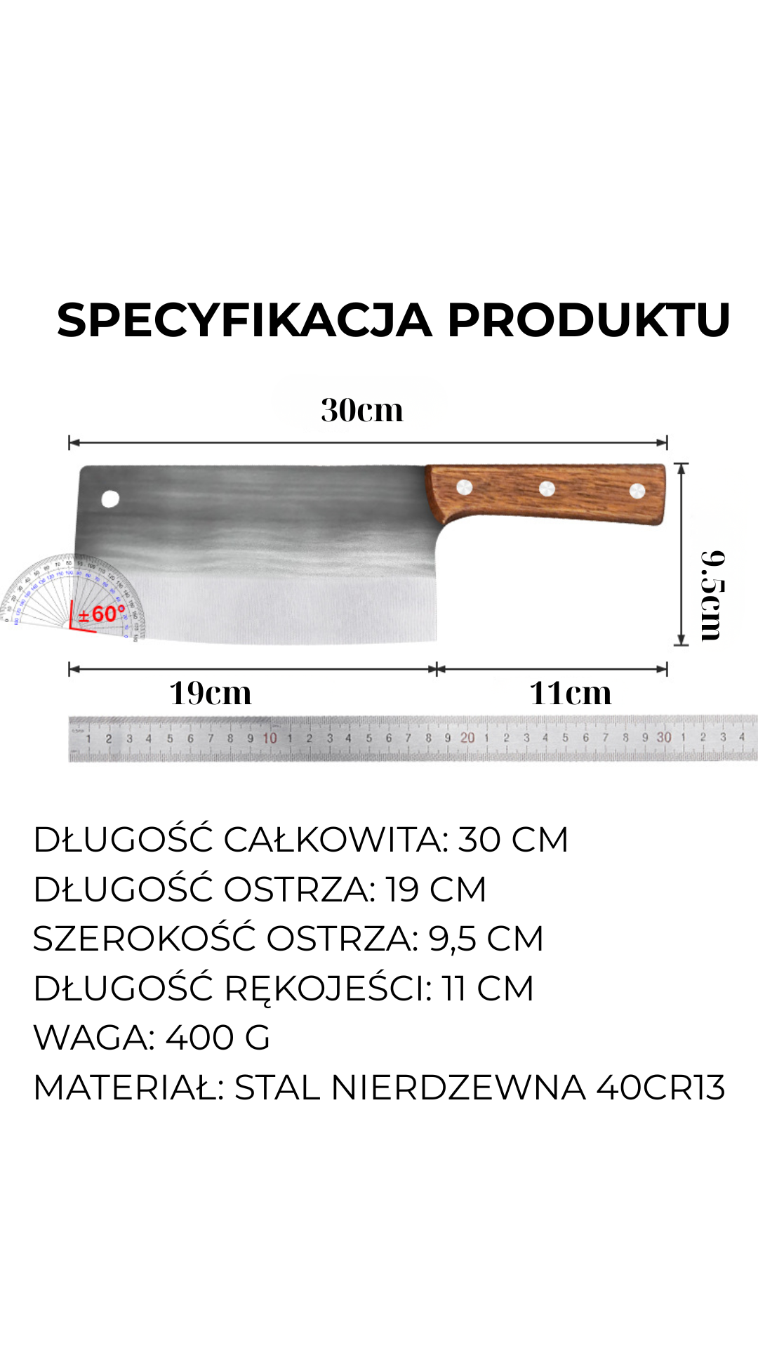 Tasak Premium 40Cr13